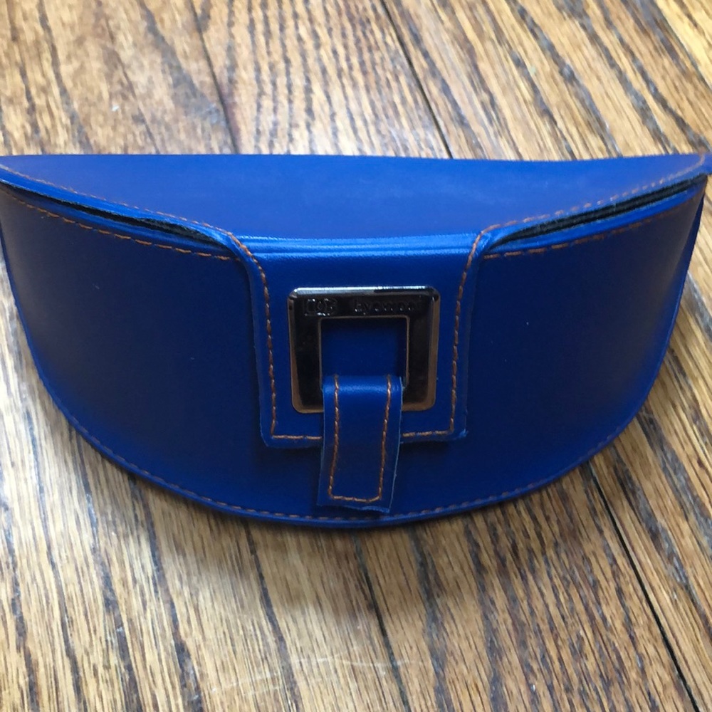 Blue DG Eyewear Glasses Case